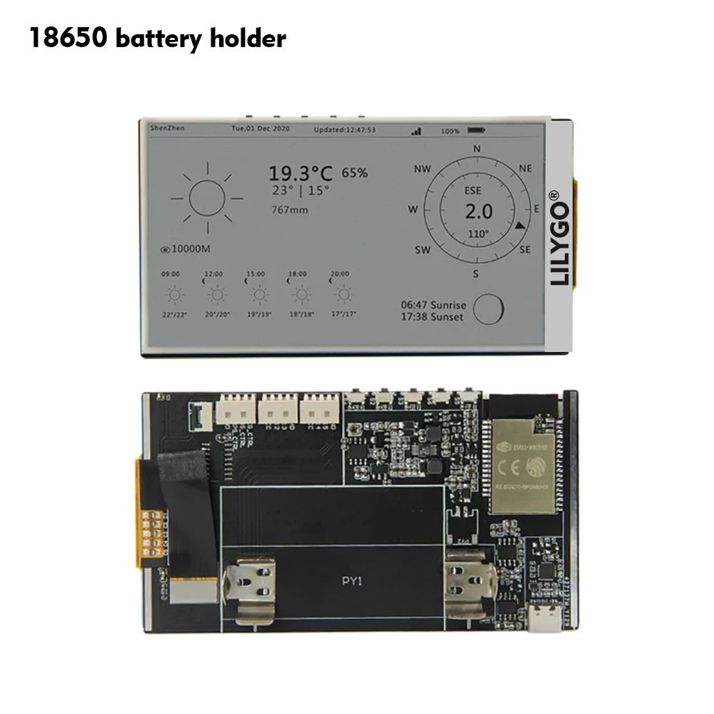 LILYGO T5 4.7 дюймовая электронная бумажная ESP32 V3 версия 16 Мб флеш память 8 PSRAM WI FI/Bluetooth