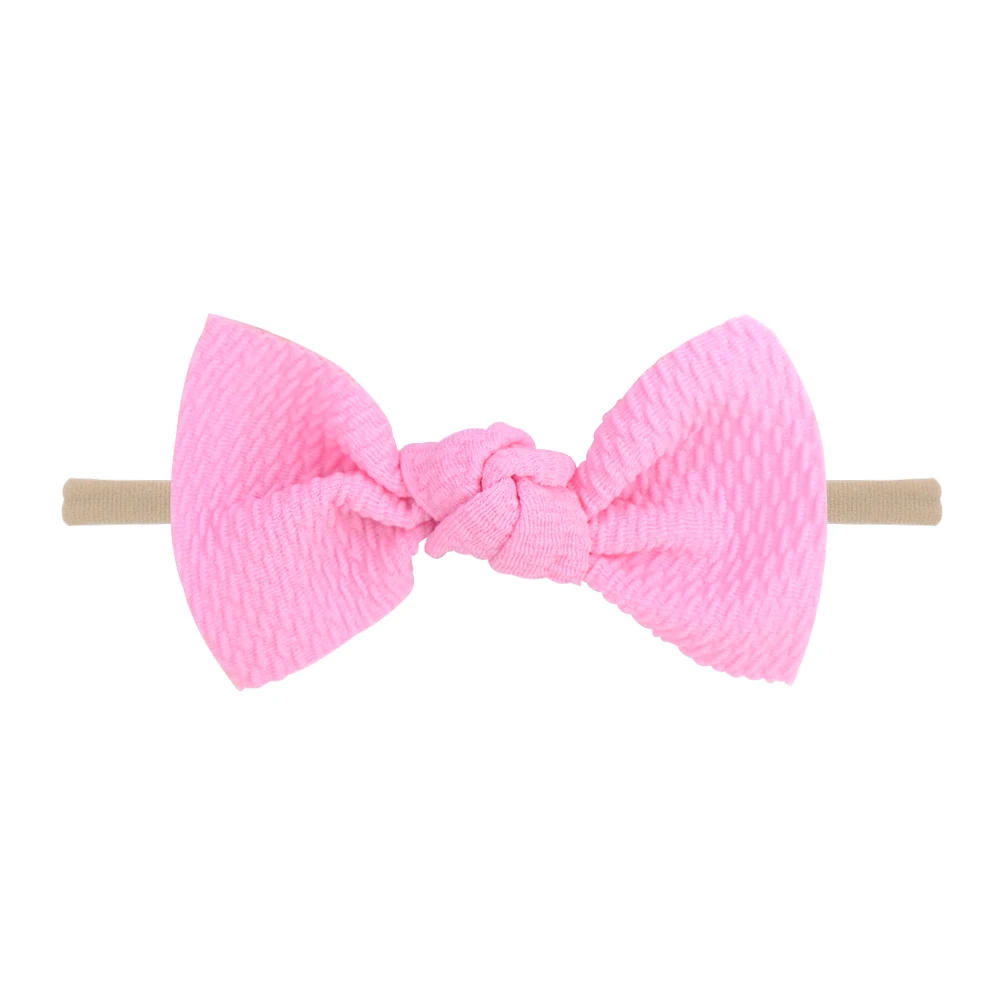 Повязка на голову эластичная однотонная для новорожденных 20 шт./лот | Аксессуары