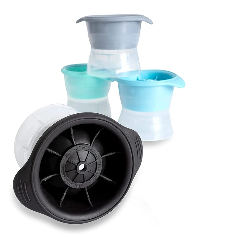 

Round Ice Square Mold Large Ice Hockey Machine With Lid Silicone Ice Hockey Tray Suitable For Cocktail Whiskey Drinks