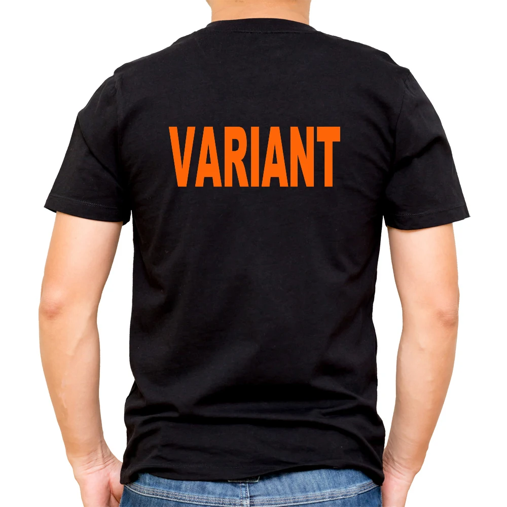 

VARIANT T-Shirt for Men Back Print Short Sleeve O-Neck Summer Tops Tees Camiseta Hombre Oversized T Shirts Harajuku Streetwear