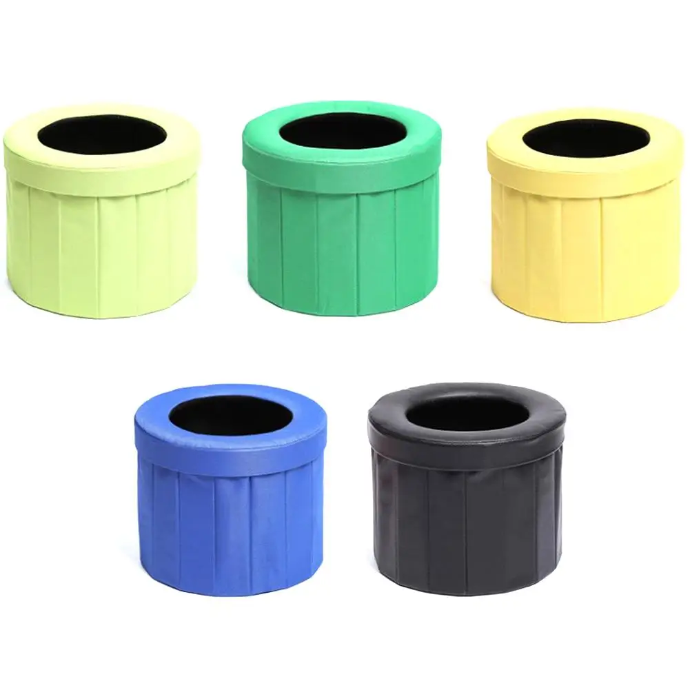 

5 Colors Portable Toilet Foldable Camping Toilet Outdoor Commode Car Toilet for Camping Hiking Trips