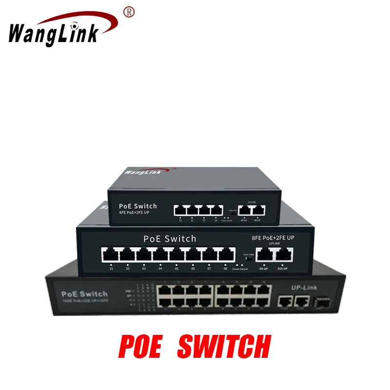 Bliy 10/100 Мбит/с 9 портов poe коммутатор IEEE802.3af/at 8 POE коммутатор ethernet переключатель питания для ip-камеры и wifi роутера gigabit