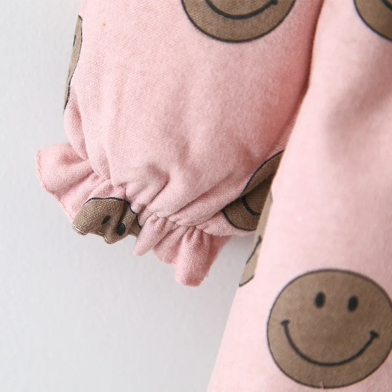 2 шт. детское зимнее бархатное платье с улыбающимся лицом | Мать и ребенок