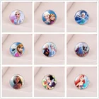 Детское кольцо Disney, мультяшная фигурка принцессы Анны, Эльзы, Моана, Белоснежка, Золушка, ювелирное изделие, кукольцо, подарки для девочек
