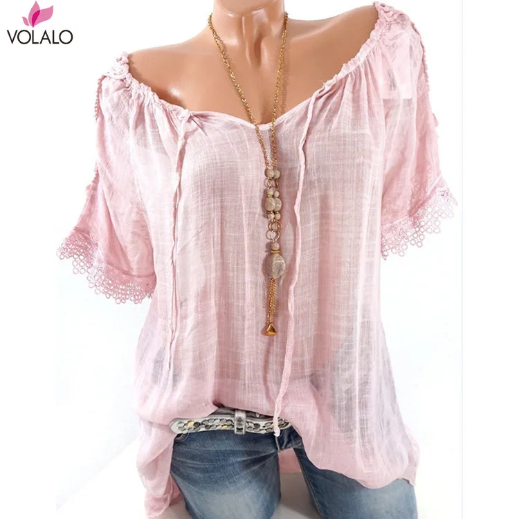 

Женский пуловер с вырезом лодочкой, летний Свободный шифон с длинным рукавом, Повседневная блузка, 2019