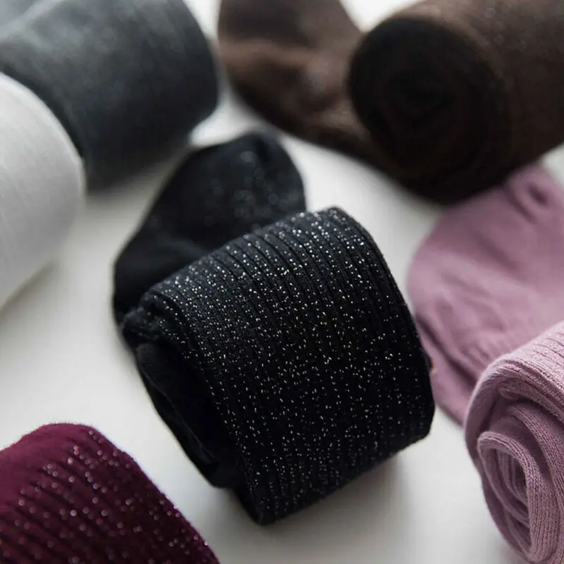 Однотонные мягкие колготки для маленьких девочек Чулочные изделия чулки