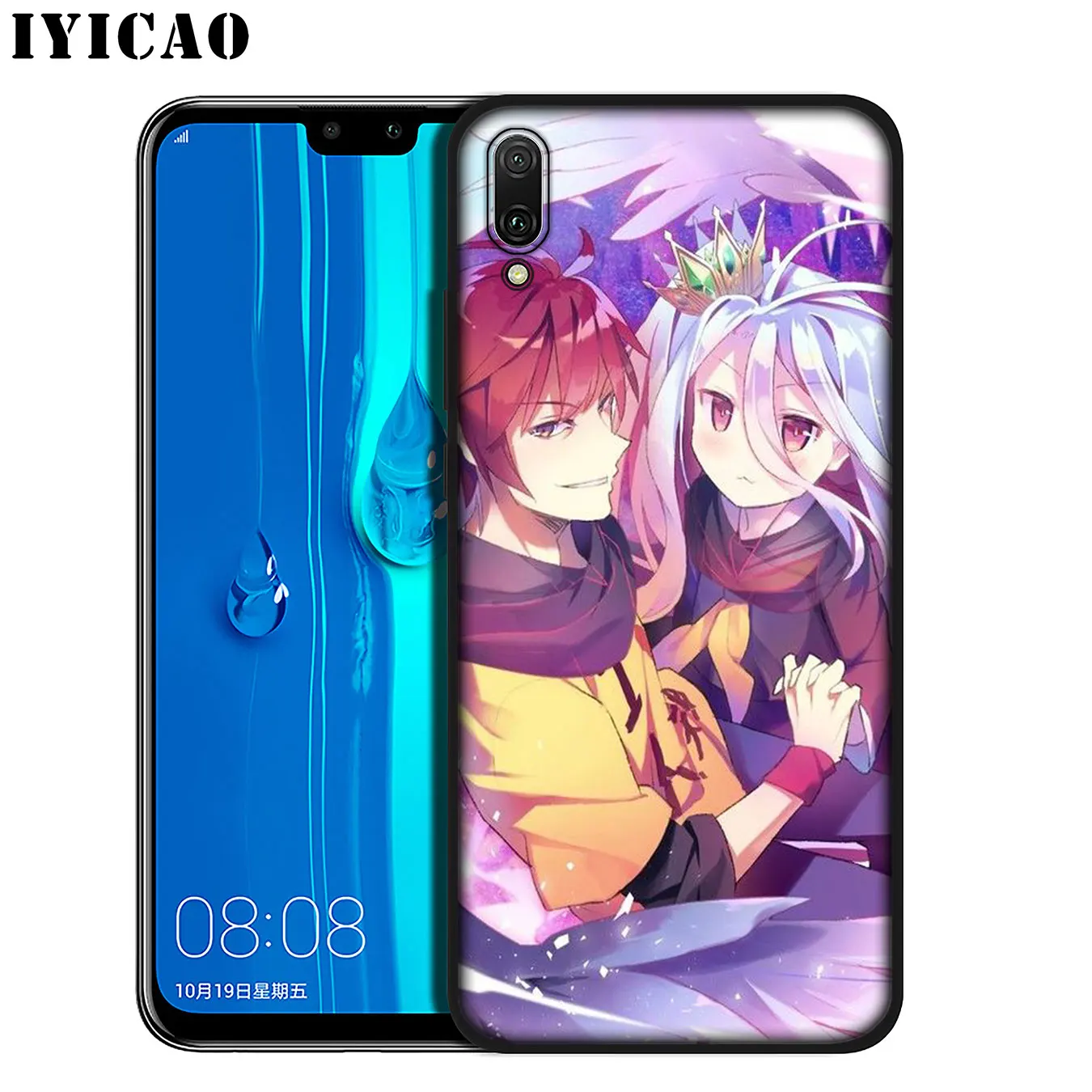 IYICAO Мягкий силиконовый чехол для телефона с героями мультфильмов No Game Life Huawei Mate 30