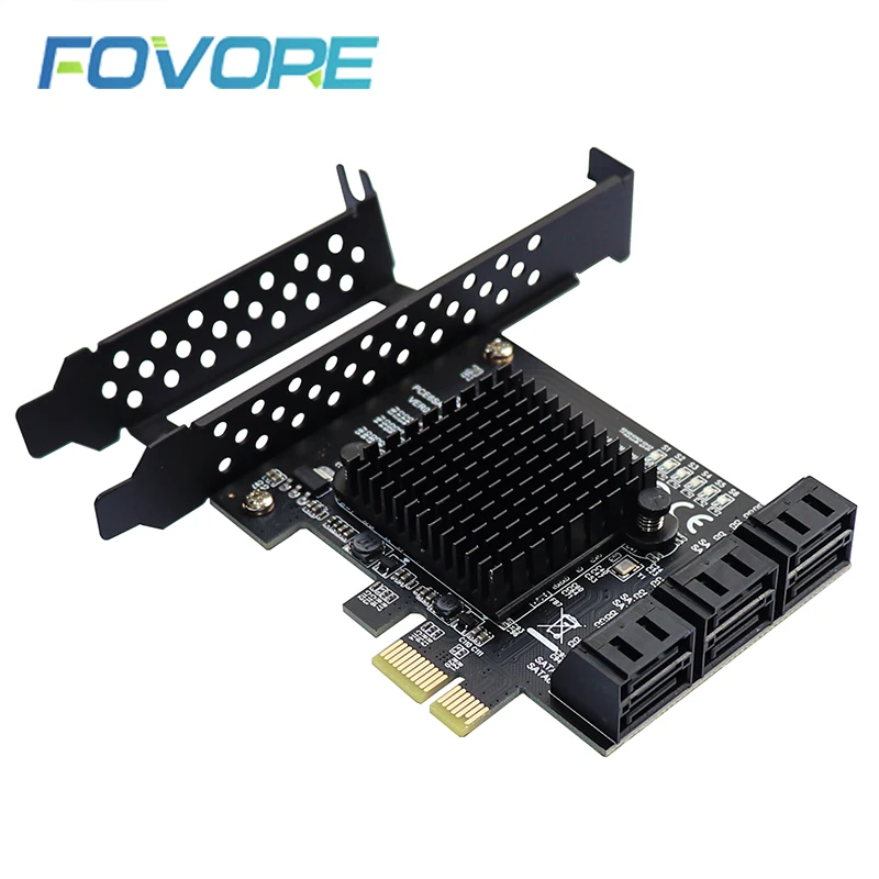 6 Порты и разъёмы SATA III карта PCIe карты контроллера до ГБ/сек. внутренний адаптер