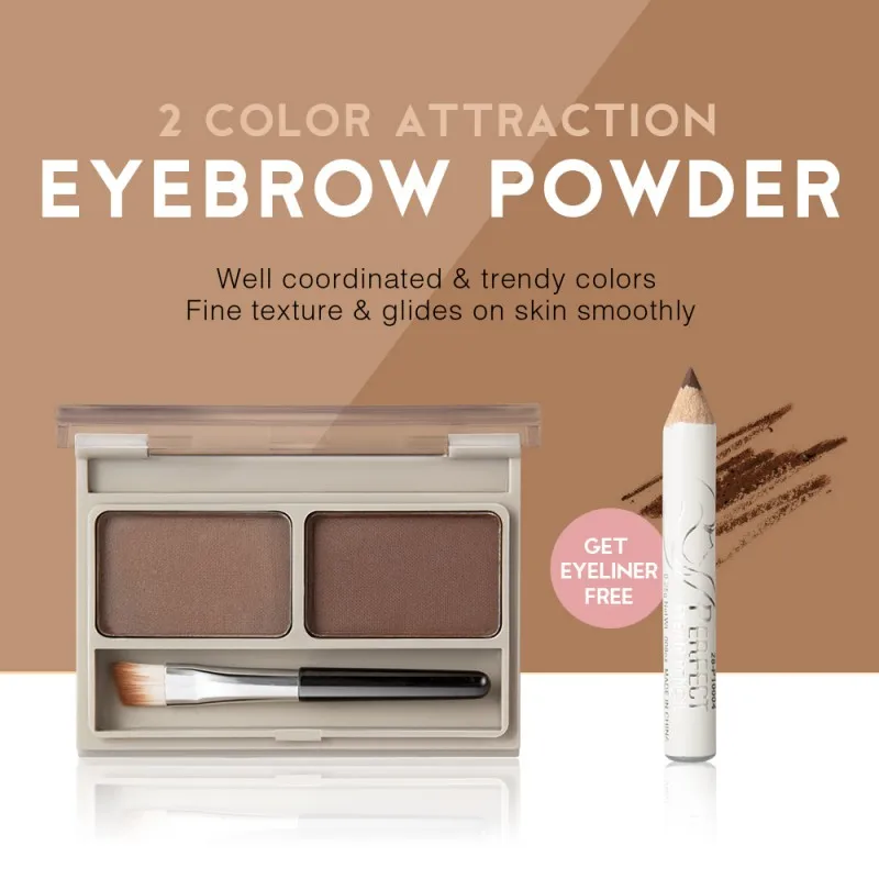 Набор для бровей водонепроницаемый макияж пудра палитра косметики|Средства