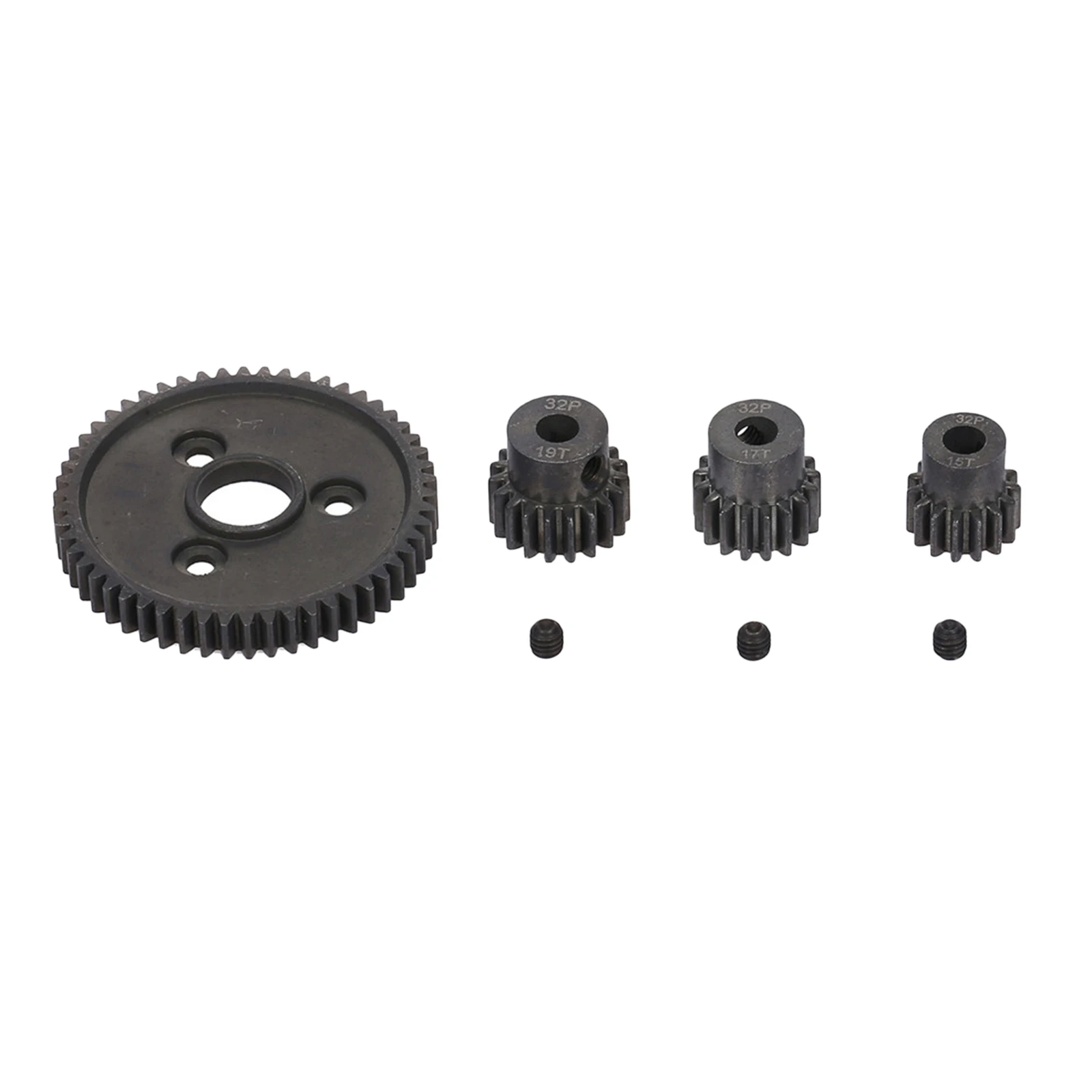 54T 0.8 32P Spur Motor And 15T / 17T / 19T Motor Sprockets Set Fit for Traxas Slash 4x4 Short Course
