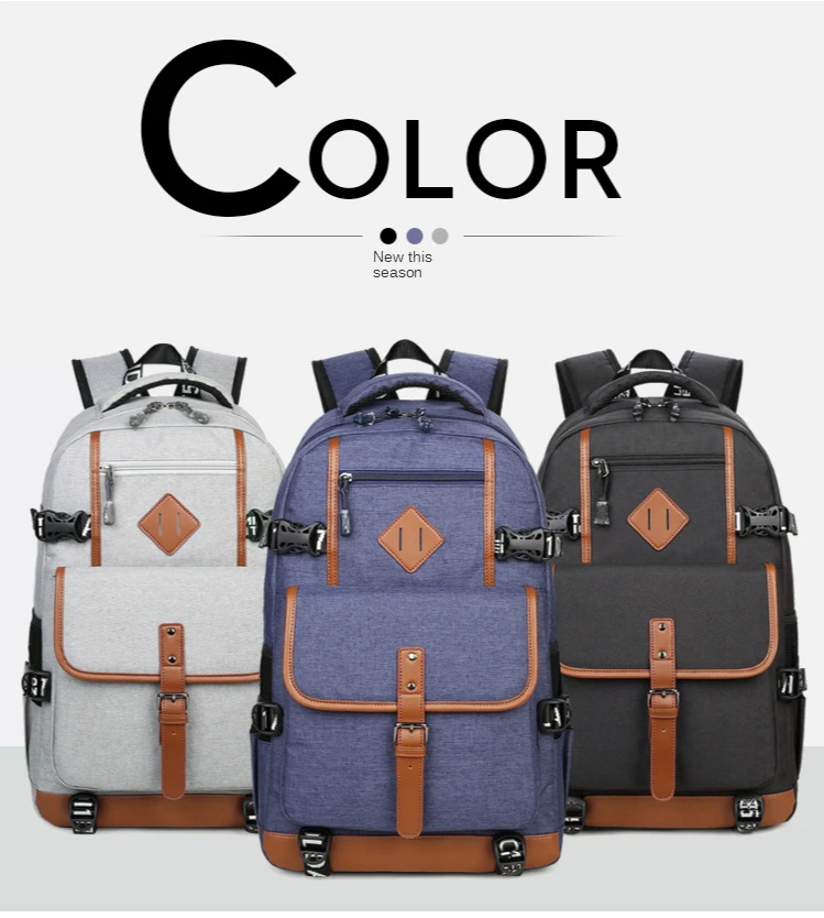 

Waterproof School Bags Mens Laptop Anti Theft Waterproof Oxford Backpack School Travel Rucksack Male Vintage School Bag Mochila