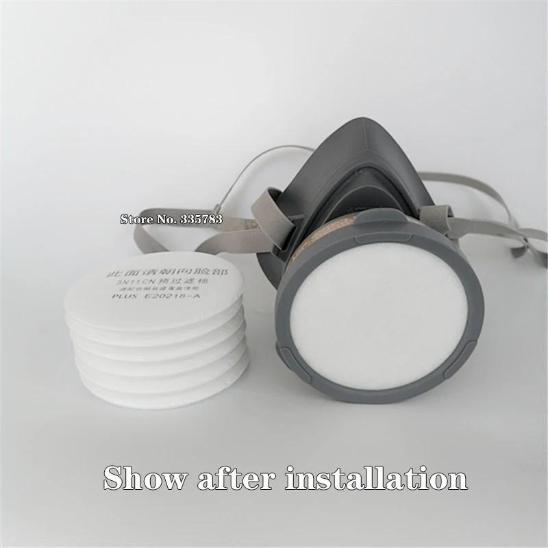 Фильтр из хлопка размер 3N11 88 мм/76 мм подходит для 308/3200/1201Gas Mask уровень защиты 95% PM2.5