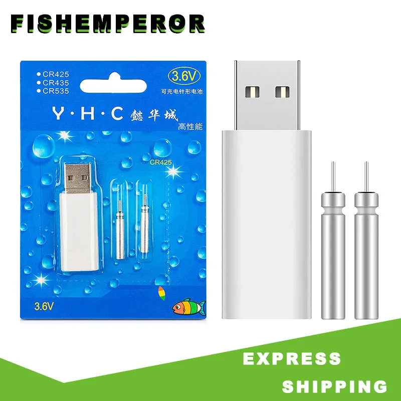Новинка брендовые Рыболовные Поплавки перезаряжаемый CR425 аккумулятор