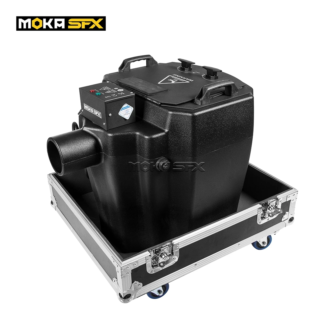 High Power Flightcase Packing 6000W Dry Ice Low Cloud Smoke Machine Hold 12L 2 Heater With Outlet and Diversion Tube | Лампы и