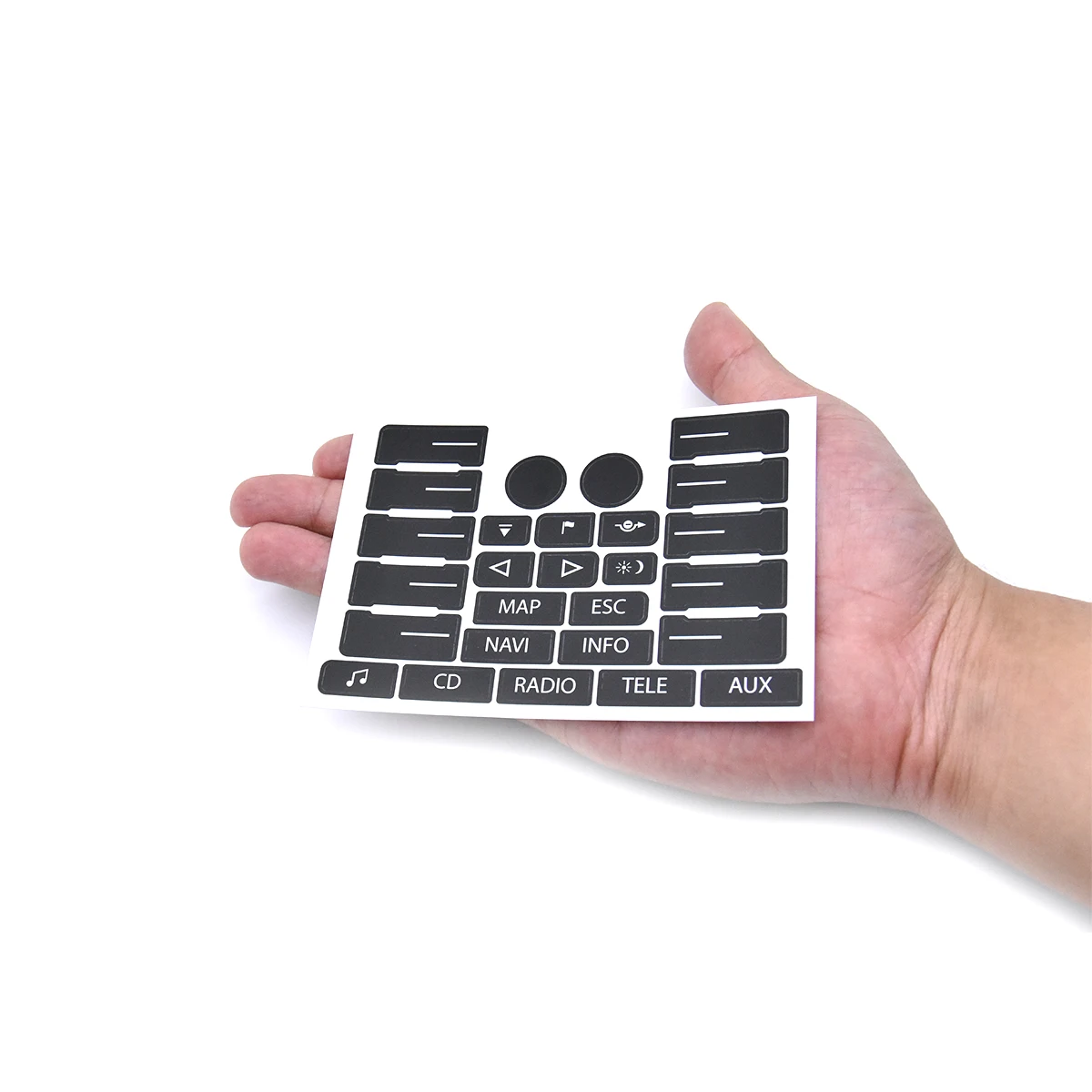 1 шт. Стикеры для ремонта автомобиля навигация стерео радио переключатель
