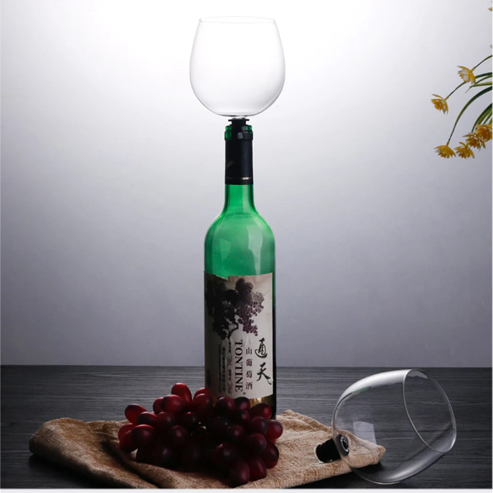 Творческий красное вино Стекло Бесплатная доставка Прозрачный прямой доступ к