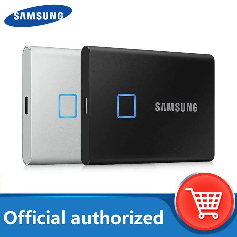 Samsung T7 сенсорный экран портативный SSD 500 Гб USB3.2 1 ТБ 2 Распознавание отпечатков