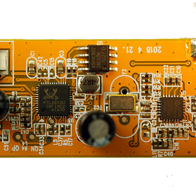 ТВ-тюнер USB2.0 Blue tv Stick DAB FM DVB-T RTL2832 R820T SDR RTL-SDR Dongle Stick цифровой ТВ приемник ИК пульт дистанционного управления с антенной