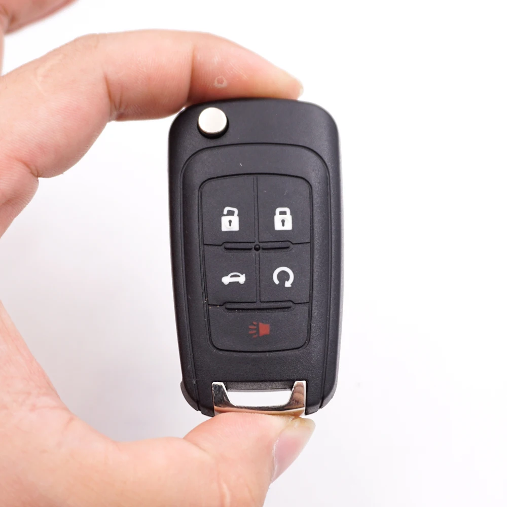 Складной чехол Xinyuexin для автомобильного ключа с дистанционным управлением чехол для Chevrolet Cruze Epica Lova Camaro Impala Aveo 5 кнопок HU100 Blade