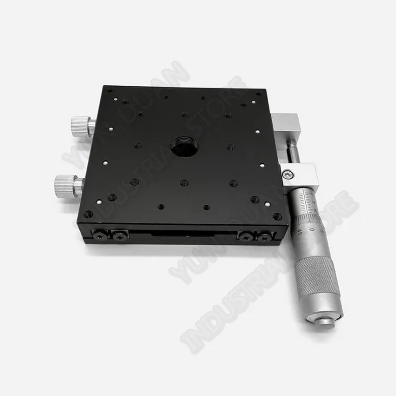 X Axis 100*100 мм ручной обрезки платформы двойной замок гайки направляющая с