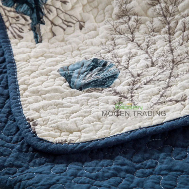 Комплект постельного белья морского стиля Хлопковое одеяло комплект из 3