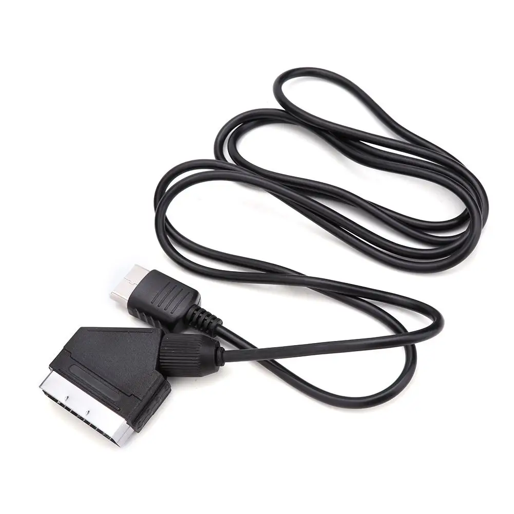 Кабель Scart RGB 1 8 м кабель SCART TV AV Lead Real Cable игровой сменный соединительный 6 футов для