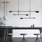Скандинавские минималистские люстры для ресторанов постмодернистские декоративные светильники для кофейни