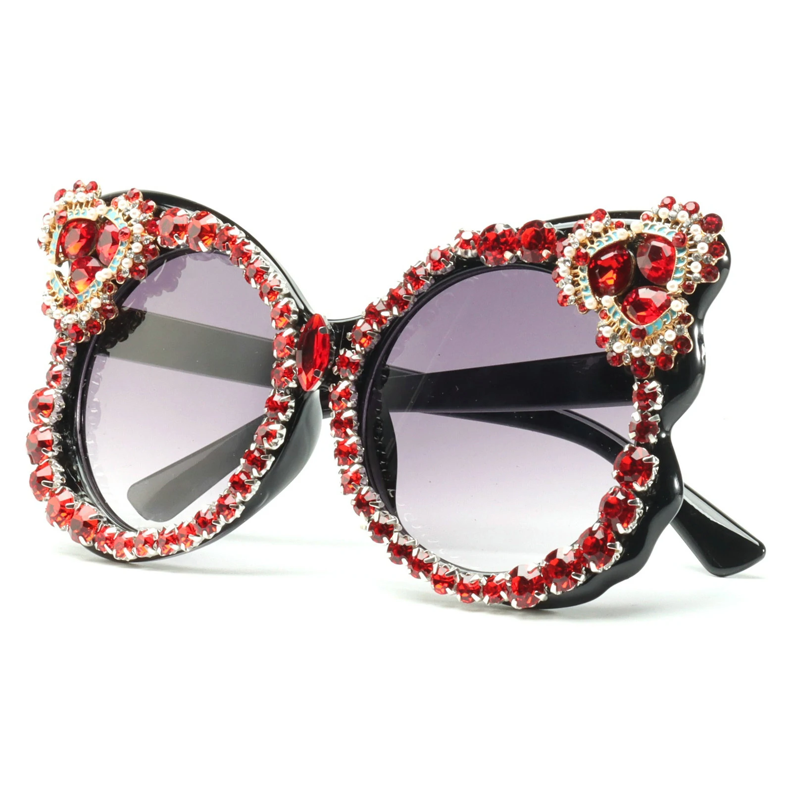 Женские солнцезащитные очки в форме бабочки вечерние ле ретро - купить по