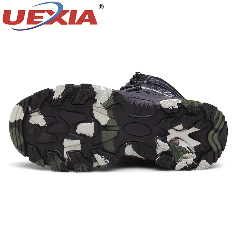 UEXIA, армейский зеленый, тактический, военный, пустынный, камуфляжный, с высоким берцем, для занятий спортом на открытом воздухе, мужские ботинки, обувь, спецназ