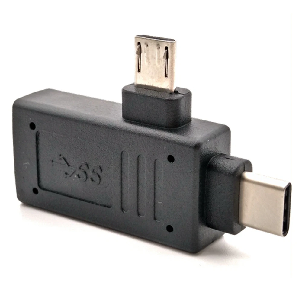 

OTG USB 3.1 Typ-C + Micro USB Männlichen zu USB 2.0 USB 3.0 Typ A Buchse Adapter 2 in 1 OTG Host Adapter Konverter