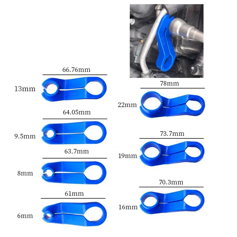 

7pcs Vehicle Fuel Line Disconnect Tool Set Accessories Kit Replace Parts