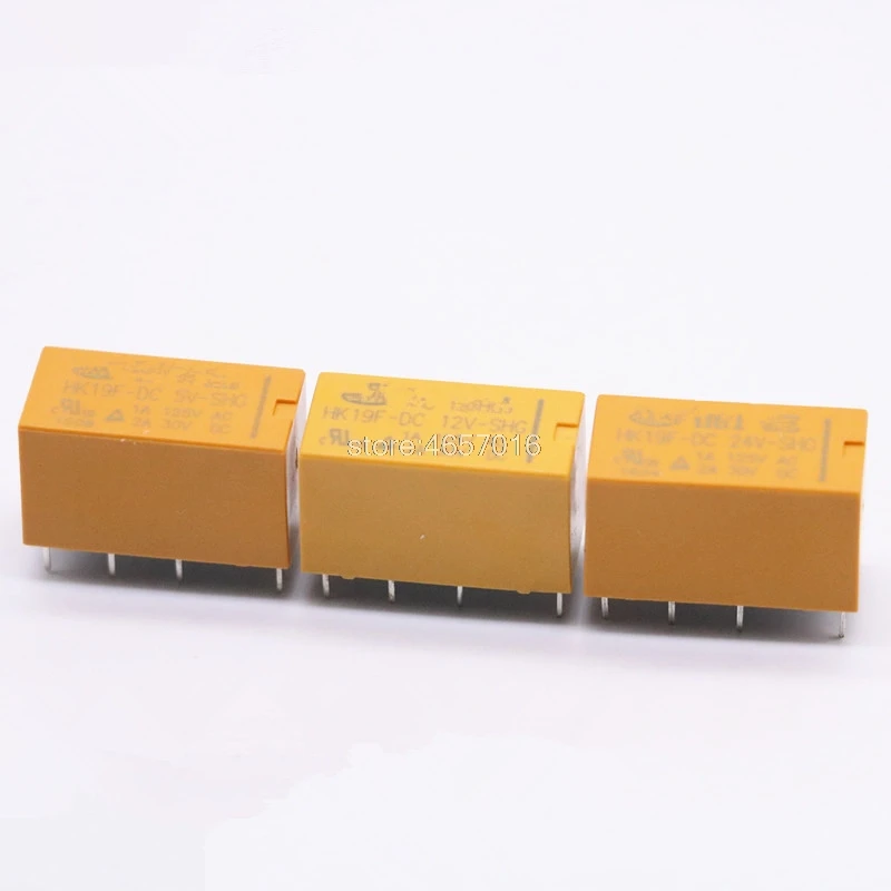 

50PCS Relay HK19F-DC3V-SHG HK19F-DC5V-SHG HK19F-DC12V-SHG HK19F-DC12V-SHG HK19F-DC24V-SHG HK19F 3V 5V 9V 12V 24V 8PIN