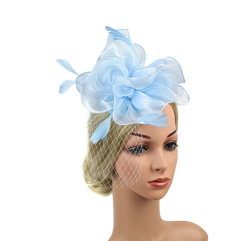 Женская Вуалетка головной убор с зажимом для волос Свадебная повязка на голову