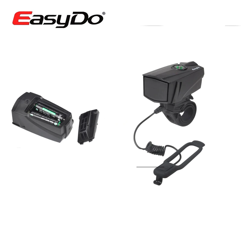 EASYDO 140DB Bicycle Handlebar Bell Electronic Horns Ultra-Loud Sound With Compass For Outdoor Riding MTB Bike Cycling Safety | Спорт и