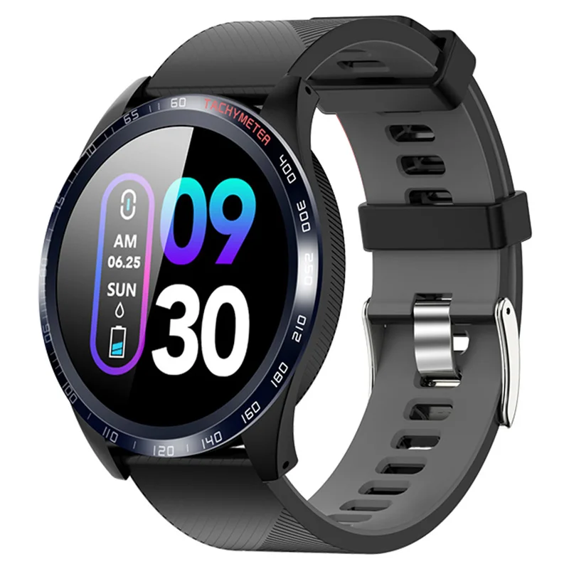 Gray W4 Smartwatch IP67 водонепроницаемые носимые устройства Bluetooth Шагомер монитор сердечного ритма цветной дисплей Смарт-часы для Android/IOS - Цвет: Gray