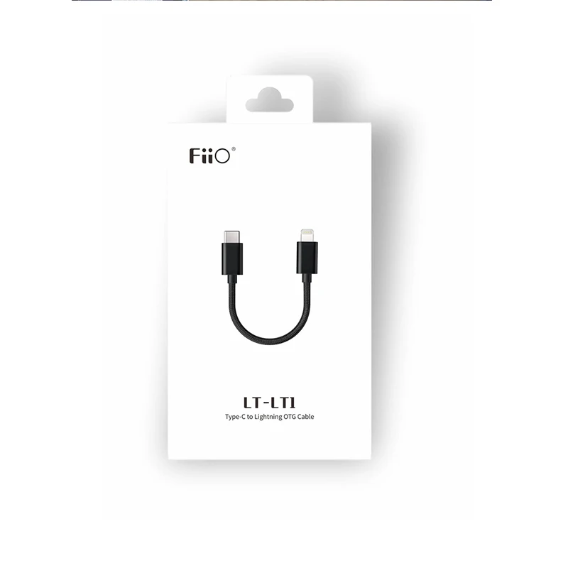 Кабель Fiio LT-LT1 с Type-C на Lightning OTG для подключения IOS BTR5 BTR3K Q3 Q5S-TC K9 Cable | Электроника