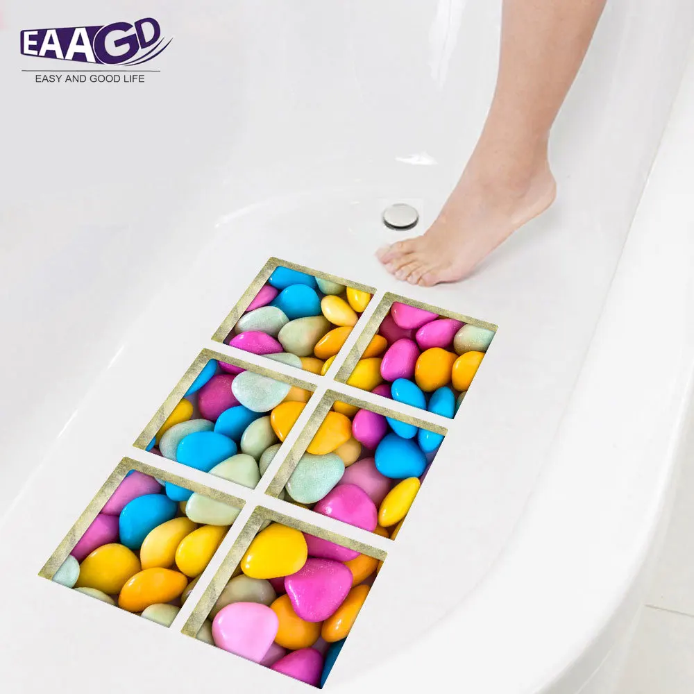 6 шт./компл. карамельные наклейки для протектора безопасные Нескользящие