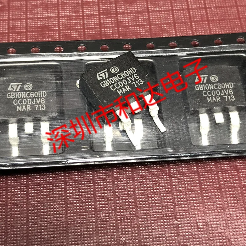 

5 шт. STGB10NC60HD GB10NC60HD TO-263