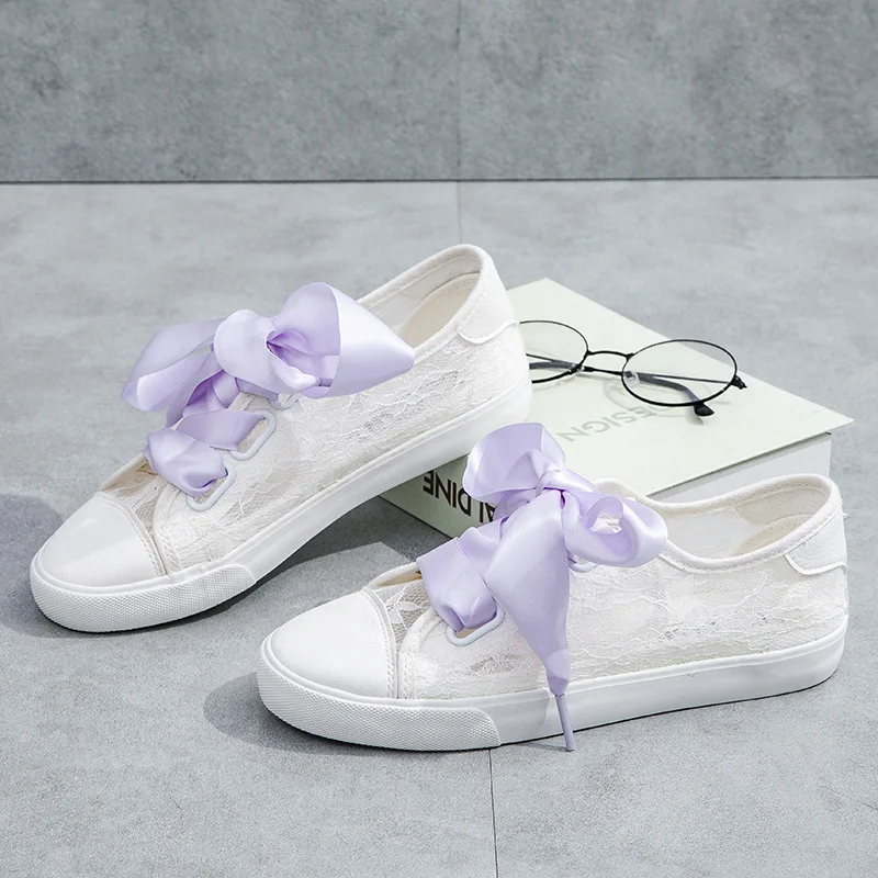 

Cross Women's Shoes Female Footwear Round Toe Casual Sneaker Espadrilles Platform Retro Dress Cross-tied Basic Fabric Canvas PU