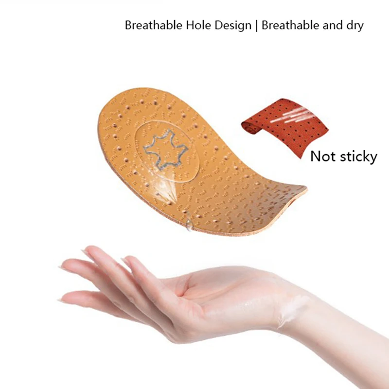 1Pair Leather Insoles Latex Heel Pads For High Cowskin Shoes Pad Foot Pain Relief Feet Care Women Cushion Inserts Sole | Обувь