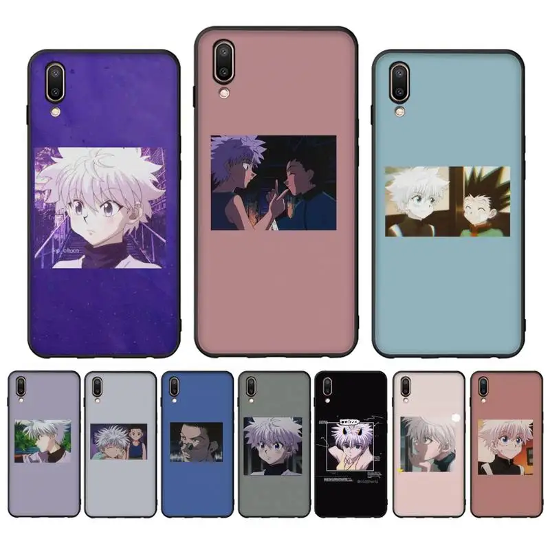 

Hunter X Hunter HXH Anime Aesthetic Phone Case Case For Oppo Reno Realme C3 6Pro Cover For vivo Y91C Y17 Y19