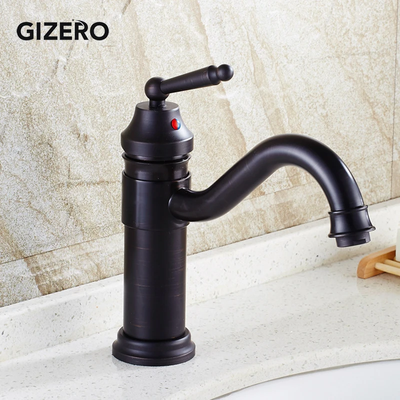 Оптовая и розничная продажа черный керамический смеситель для ванной комнаты 360