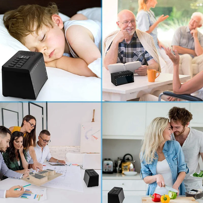 Alarm Clock for Heavy Sleepers Radio with FM AM USB Charger Bedrooms Slee | Дом и сад