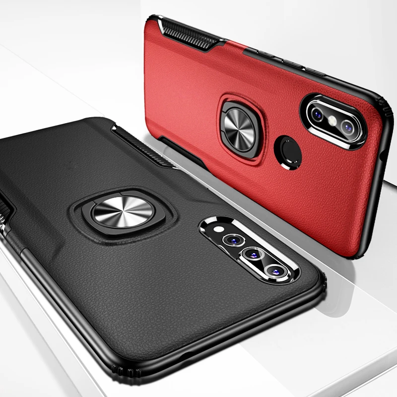 Противоударный защитный чехол для Huawei Nova 3 3i металлический кольцевой держатель