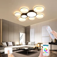 modern app remote control dimming lamp living room led ceiling lamp bedroom lamp restaurant lamp hotel lamp factory direct sales