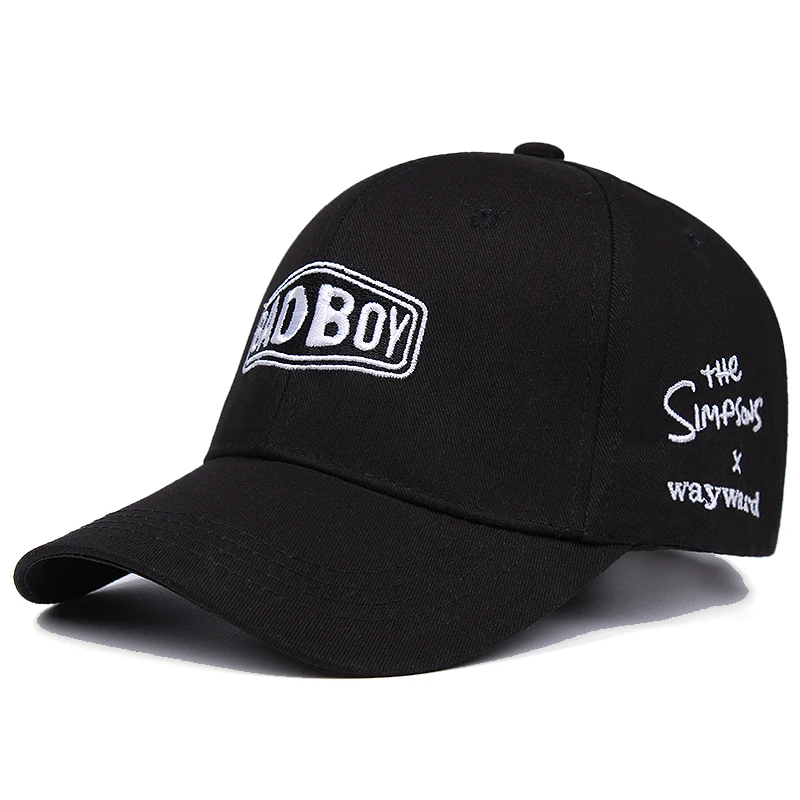 Изысканная бейсболка BAD BOY для мужчин Повседневная Уличная шапка в стиле хип хоп