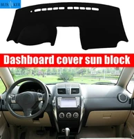 dashboard cover sun shade non slip dash mat pad carpet car stickers interior accessories for suzuki sx4 2006 2007 2008 2009 2016