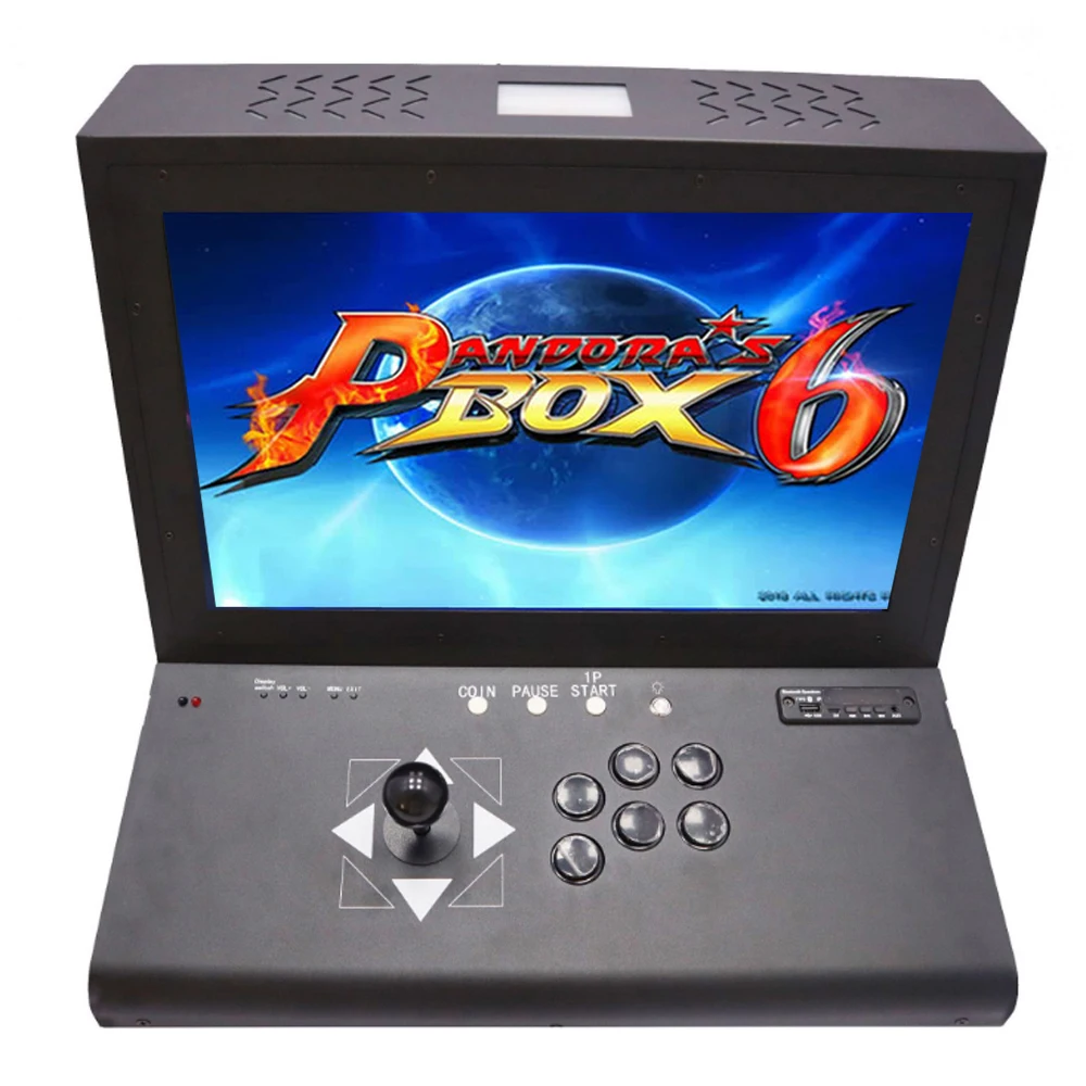 

6 Button Pandora box 6 1300 in 1 iron console set 2 Players arcade controller support PS3 can add 3000 game