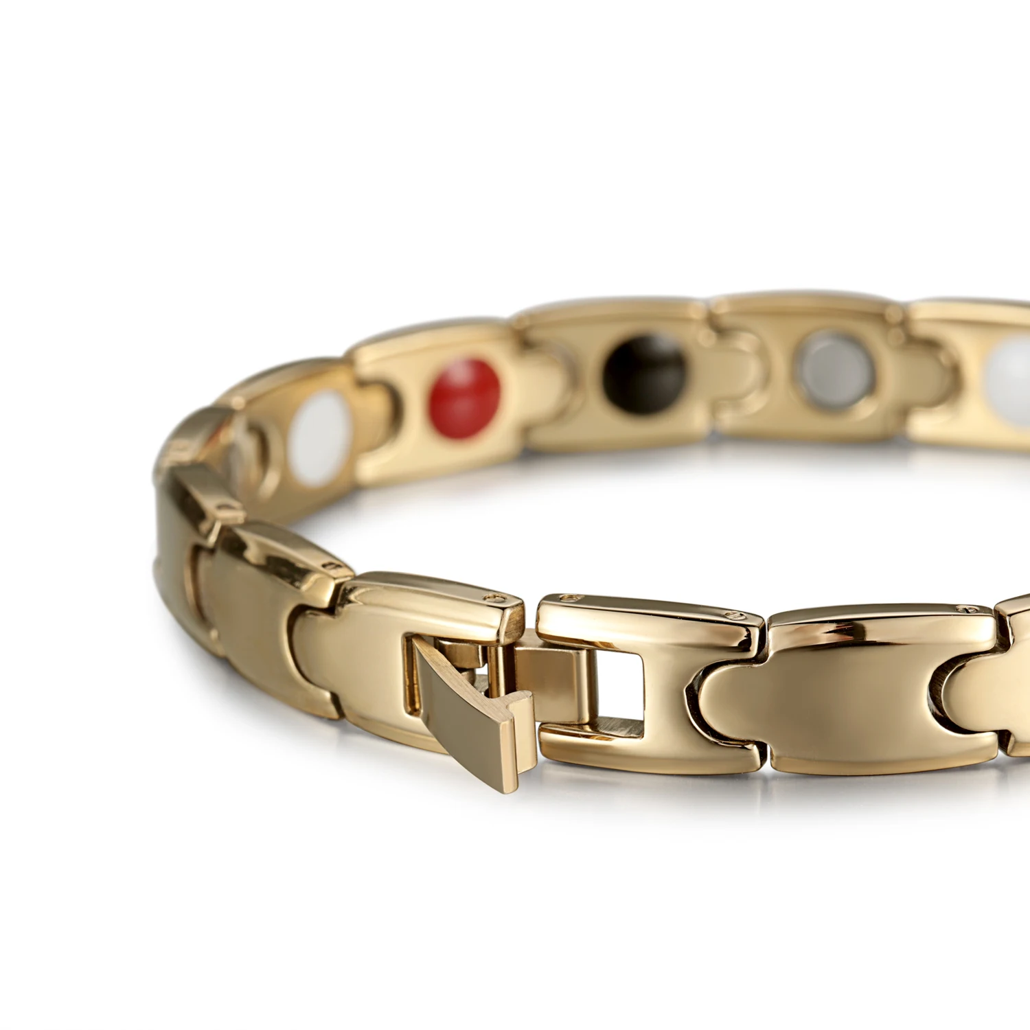 

Rainso Fashion Jewelry Stainless Steel Bracelet Healing FIR Magnetic For Men Or Women Accessory Unisex Trendy Bracelet