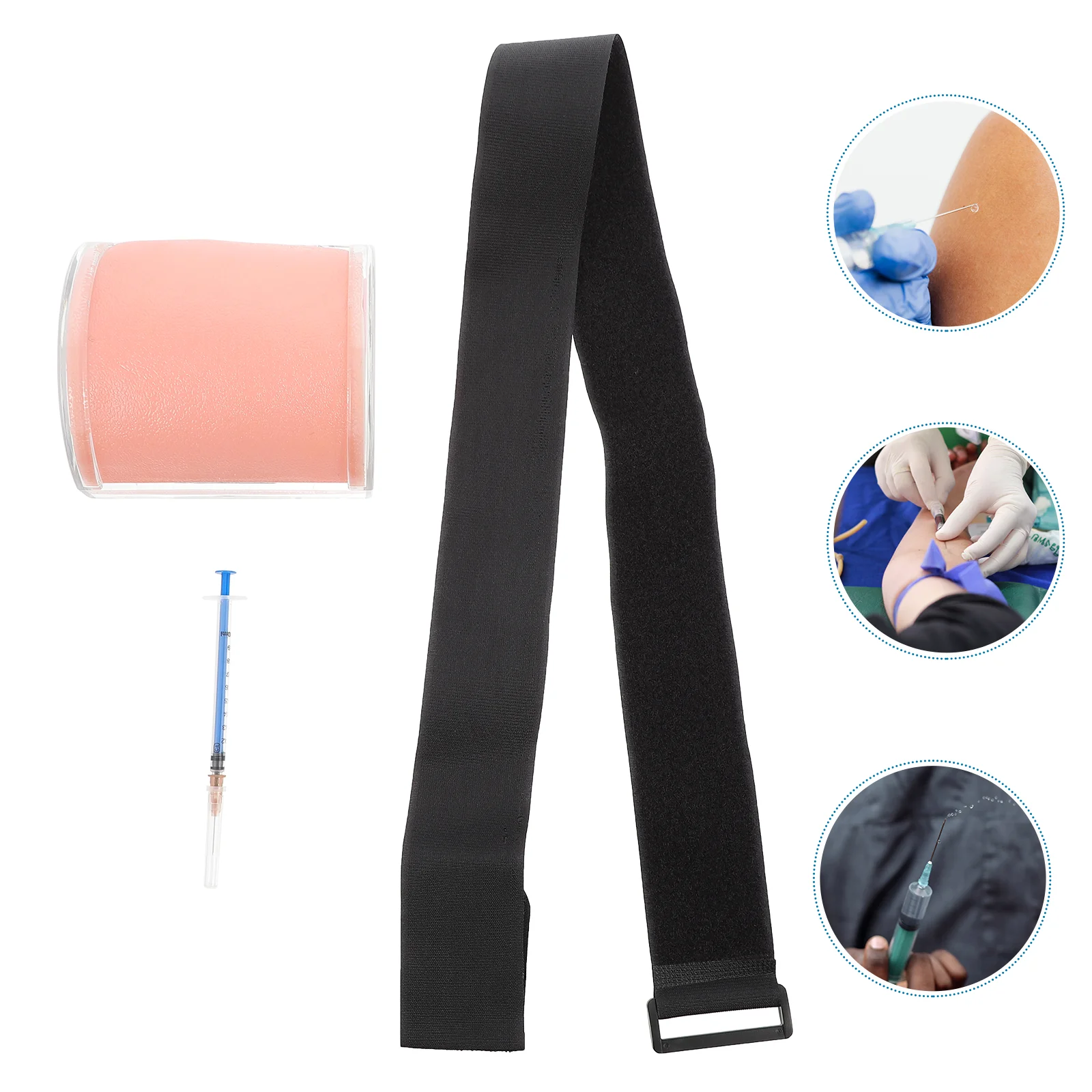

1 Set Injection Training Pad PVC Human Skin Injection Training Module Pad